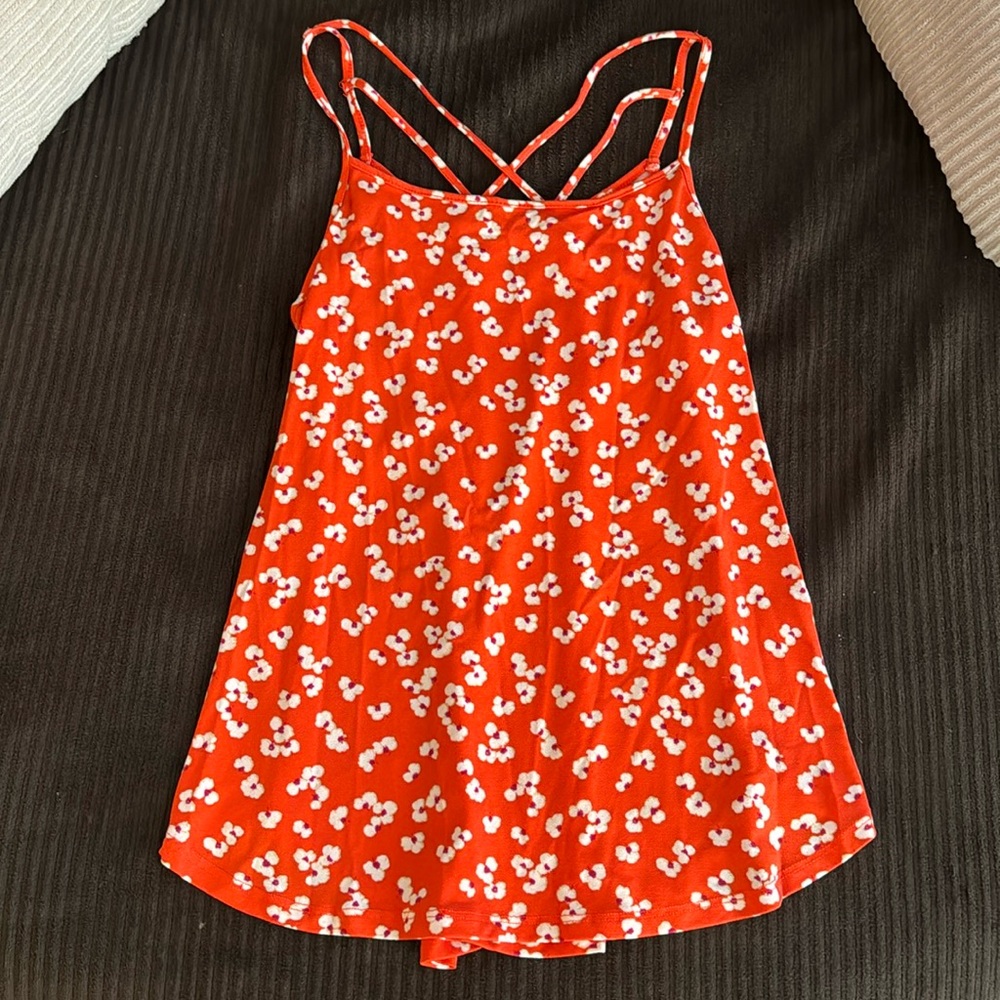 Floral Spaghetti strap tank